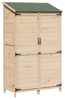 Produktbild von vidaXL Garten Shed Natur 106,5 x 56 x 176 cm Holzwerkstoff