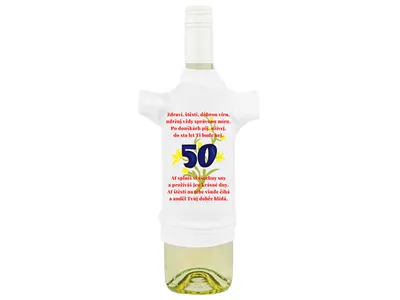 Obrázok produktu pre Tričko na fľašu 50 rokov II CZ