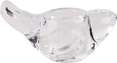 Produktbild von Clayre & Eef Kerzenständer Vogel 8x4x5 cm Transparant Glas