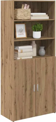 Produktbild von vidaXL Highboard Artisan-Eiche 80 x 42,5 x 185 cm Holzwerkstoff