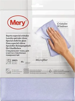 Image de Lavette Chiffon Vitre Microfibre 0951 - Mery