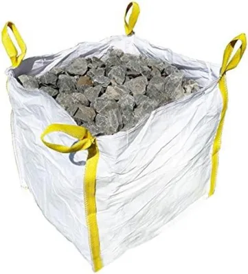 Produktbild von Big Bag 90x90x90cm 1500 kg extra stark Gartensack Transportsack Entsorgungsäcke unbeschichtet ohne Schürze 1m³ oben offen