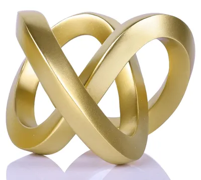 Immagine prodotto di Solidchoice - Scultura decorativa a forma di anello di Möbius