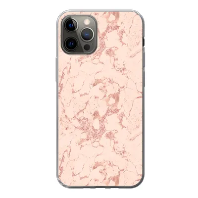 Produktbild von MuchoWow® Handyhülle Schutzhülle Hülle für iPhone 13 Pro Marmor - Roségold - Muster - Chic Silikon Softcase Handy Hülle - Handy-Tasche