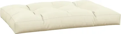 Obrázok produktu pre vidaXL Vankúš z palety krémový 120x80x12 cm Látka