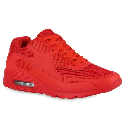 Produktbild von VAN HILL Herren Laufschuhe Sportschuhe Sportlich Profil-Sohle Schnür-Schuhe 841401, Farbe: Rot, Größe: 40