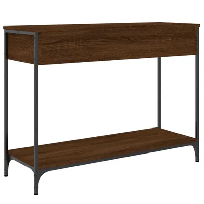 Obrázok produktu pre Konzolový stolík hnedý dub 100x34,5x75 cm kompozitné drevo