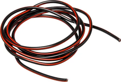Produktbild von Kabel - Schwarz/Rot 0,50mm² Fahrzeugleitung - 1m