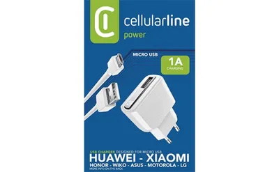Obrázok produktu pre Cellularline 8018080203213, Vnútorný, AC, 1 m, Biela