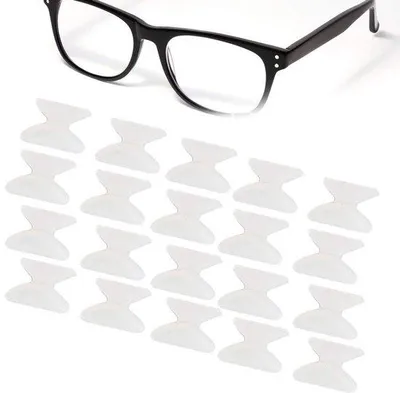 Produktbild von Silikon-Neuspads für Brillen - Selbstklebend - Antislip - 20 Paar - 1,8mm Dicke - Accessoires