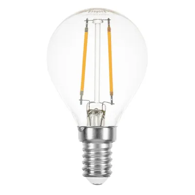 Produktbild von LED Filament Tropfen 1W fast 15W E14 klar Glühfaden warmweiß 2700K 100lm 360°