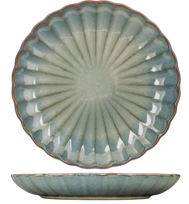 Productafbeelding van Cosy & Trendy Ontbijtborden / Dessertborden - Astera Ocean Blauw - ø 21 cm - 4 Stuks