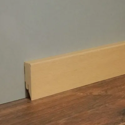 Produktbild von Sockelleiste / Fußleiste / Bodenleiste Taverone-14 (73020) - Buche lackiert
