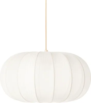 Obrázek produktu pro BELIANI Visící závěsná lampa bílá nylonové stínítko moderní design světlo obývací pokoj