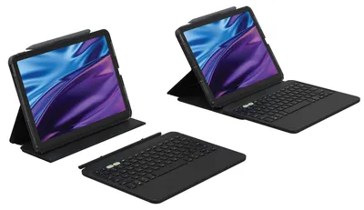 Productafbeelding van ZAGG Pro Keys 2 keyboard bookcase voor de Apple iPad Air 11 inch (2026) M4 / (2025) M3 / (2024) M2 - AZERTY / FR - Zwart
