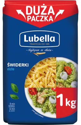 Zdjęcie produktu dla Lubella, makaron spiralny "Fusilli", 1 kg