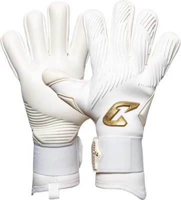 Produktbild von CATCH & KEEP Invictus Torwarthandschuhe | Profi Fußballhandschuhe für Erwachsene (Größe 7-11) | 4mm Viper Grip für Halt bei Regen & Nässe | Negativschnitt, elastische Bandage