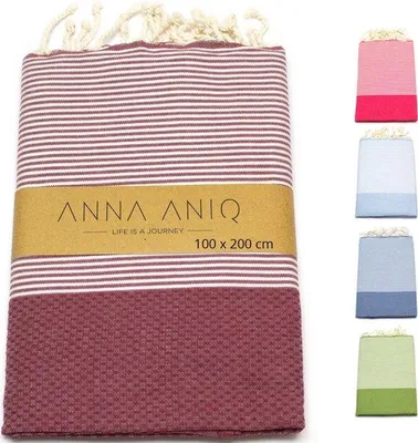 Produktbild von Famanu Hamamhandtuch 100 x 200 cm - Multifunktionales Saunahandtuch und Strandhandtuch aus 100% Baumwolle