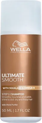 Immagine prodotto di Wella | Shampoo Ultimate Smooth - 50 ml - Anti-crespo - Morbidezza setosa
