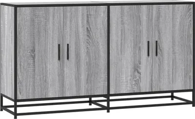 Immagine prodotto di Credenza Grigio Sonoma 134x35x76 cm in Truciolato