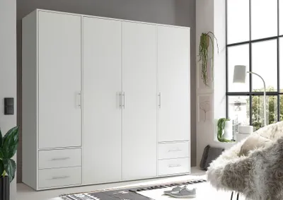 Produktbild von Schlafkontor Valencia Kleiderschrank Laminat 4 Türen 206x195x60 cm