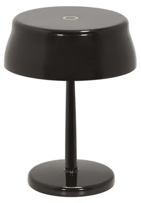 Zdjęcie produktu dla Lampa stołowa LED Zafferano SISTER LIGHT MINI Wi-Fi Smart Pearl Black z możliwością ładowania i ściemniania