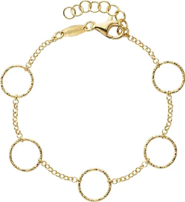 Produktbild von Der Kettenmacher Fantasy Armband 925/- Sterling Silber vergoldet  19,5 cm