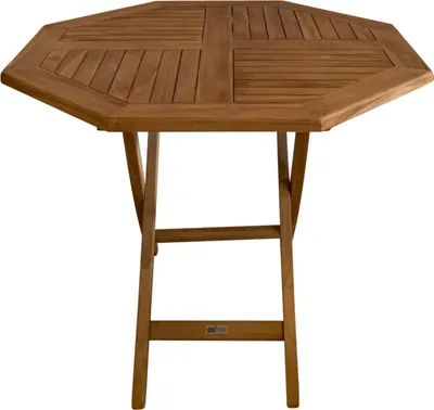 Produktbild von AXI Sana Gartentisch Klappbar aus Teak Holz Oktagonal | Klappbarer Esstisch für den Garten aus Teakholz | Sitzgruppe für 4 Personen | 100 x 100 x 75