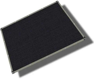 Produktbild von Famanu Sonnensegel UV-Schutz und Sichtschutz - Schwarz - 3 x 4 m