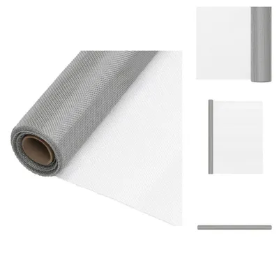 Produktbild von vidaXL Fliegengitter Edelstahl 112x1000 cm Silbern -  Zaunfelder