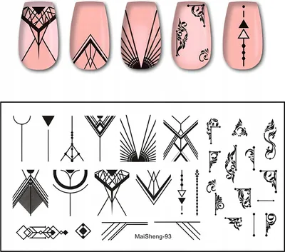 Produktbild von MaiSheng-93 Nagelkunst-Stempelplatte