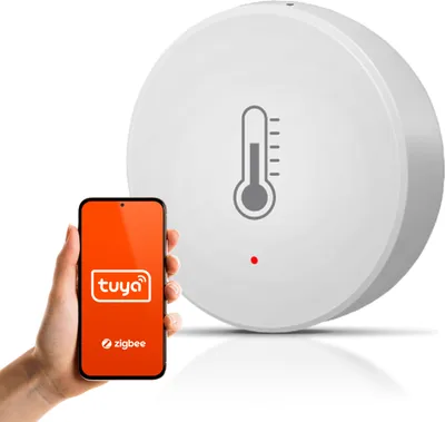 Zdjęcie produktu dla Czujnik Temperatury i Wilgotności ZigBee Tuya