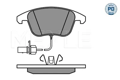 Produktbild von MEYLE 025 247 0520/PD Bremsbeläge Vorne für AUDI A4 Avant (8K5, B8) A5 Sportback (8TA) A4 Limousine (8K2, B8) A5 Coupe (8T3) A4 Allroad (8KH, B8)