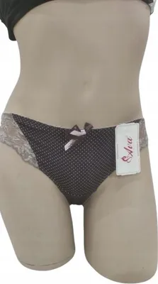 Zdjęcie produktu dla Stringi Damskie Burgundowe Rozmiar S Ava