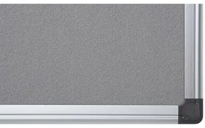 Immagine prodotto di Bi-Office Bacheca Bi-office Maya 120 x 90 cm (L x A) Dimensioni superficie: 116 x 86 cm (L x A) Tappi angolari Viti Grigio alluminio