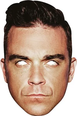 Produktbild von Robbie Williams Pappmaske