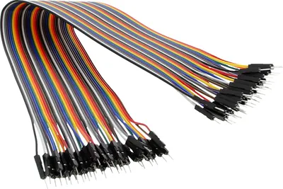 Produktbild von 40 Stück Breadboardkabel männlich/männlich (30cm)