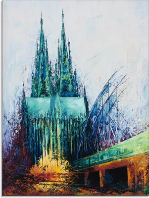 Produktbild von ARTland Glasbild Kölner Dom I Größe: 45x60 cm