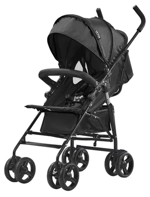 Produktbild von VEVOR Leichter Kinderwagen, Kompakt, Einfach Faltbar, Mehrere Positionen, Verstellbare Rückenlehne, Kohlenstoffstahlrahmen, Großer Stauraum, Becherhalter, Regenschirm-Kinderwagen für Reisen, Dunkelgrau/Schwarz, Schwarz