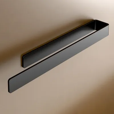 Imagen del producto de Soporte para toallas sin necesidad de taladro, color negro