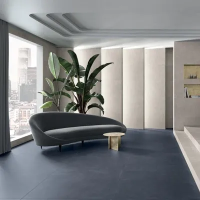 Imagen del producto de CASA39. Gres porcelánico con efecto piedra, color azul, 60x60 cm. Marca: Corona Stonecloud