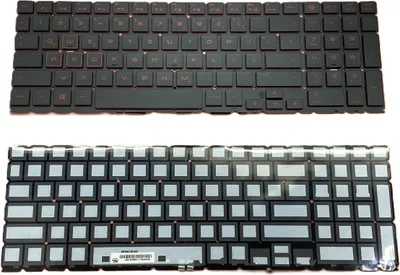 Produktbild von DEUTSCHE-Tastatur Keyboard Beleuchtung kompatibel für HP Omen 15-dc1700