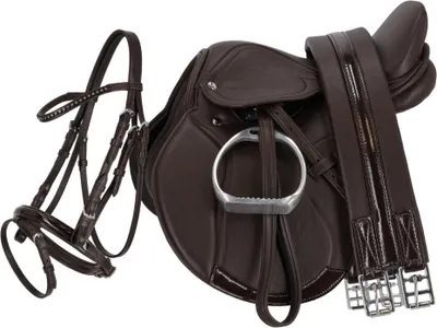 Produktbild von QHP Komplettes Sattel-Set Melbourne