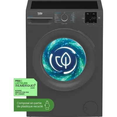 BEKO BM0WU38411FB Frontlader-Waschmaschine - 8 kg - Induktion - L60cm - 1400 U/min -  - Anthrazit