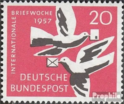 Produktbild von Briefmarken BRD (BR.Deutschland) 1957 Mi 276 (kompl.Ausgabe) postfrisch Internationale Briefwoche