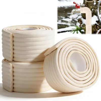 Productafbeelding van Solidchoice - Zelfklevende Isolatie voor Verwarmingsbuizen 8 cm x 6 m