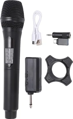 Obrázek produktu pro Bezdrátový ruční mikrofon Bluetooth 2,4G s potlačením šumu Přenosný dynamický mikrofon se zvukovými efekty a měničem hlasu pro živé vysílání