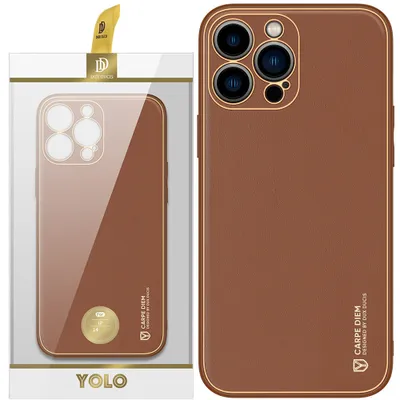 Produktbild von Dux Ducis Yolo Fall Iphone 14 Pro Elegante hülle Braun