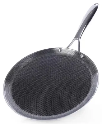 Image de Poêle à crêpes - Poêle à frire - Acier inoxydable - 28 cm - Convient aux plaques de cuisson à gaz et à induction