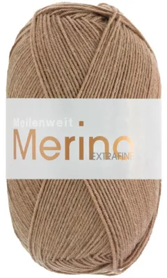 Produktbild von Lana Grossa - Meilenweit 100g Merino Extrafine uni 2429 camel